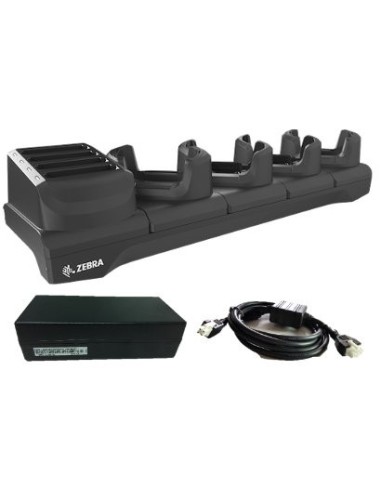 Zebra Zestaw stacji dokującej 5-slotowej do ładowania czterech urządzeń TC73 / TC78 oraz czterech baterii zapasowych