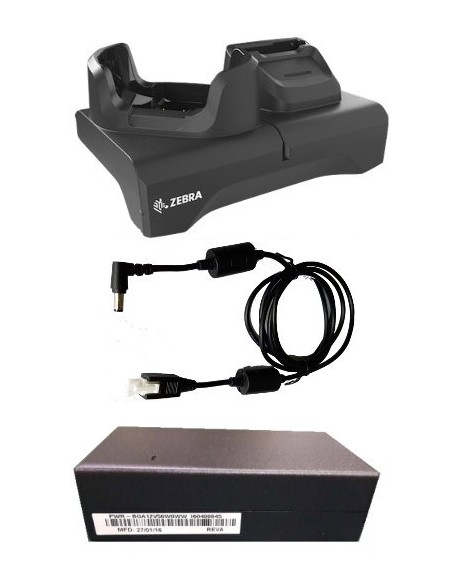 Zebra Zestaw stacji dokującej do ładowania pojedynczego slotu i baterii zapasowej z USB / Ethernet dla TC73 / TC78