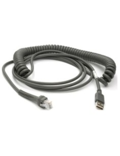Zebra Kabel ekranowany USB, złącze typu A, 4,6 m, spiralny