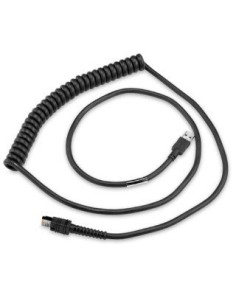 Zebra Ekranowany kabel USB-A 2,8 m spiralny (BC1.2, High Current, -30°C)