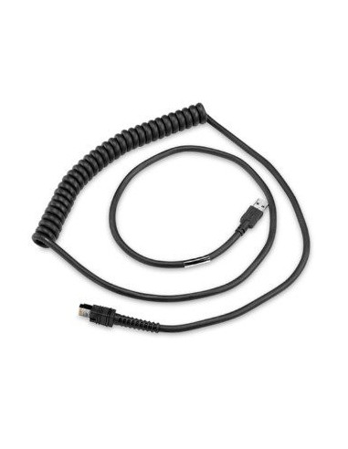 Zebra Ekranowany kabel USB-A 2,8 m spiralny (BC1.2, High Current, -30°C)