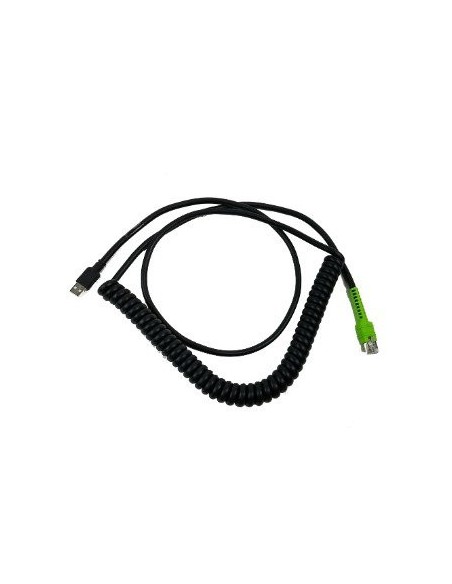 Zebra Ekranowany kabel USB-A spiralny (3,7 m, BC1.2, -30°C)