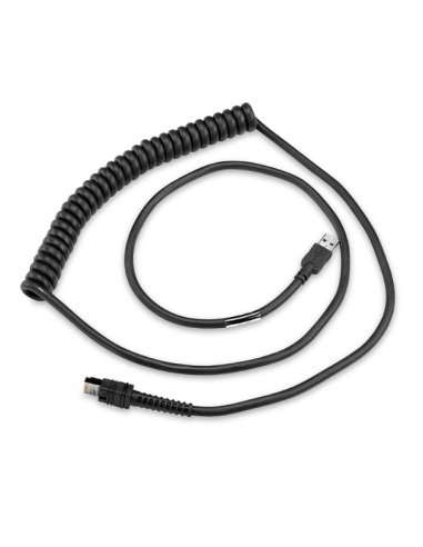 Zebra Kabel USB-A ekranowany spiralny 2,7 m