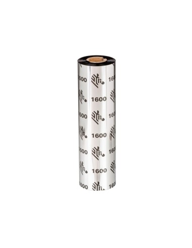 Zebra 1600 Taśma woskowa 156 mm × 450 m (18 szt.)