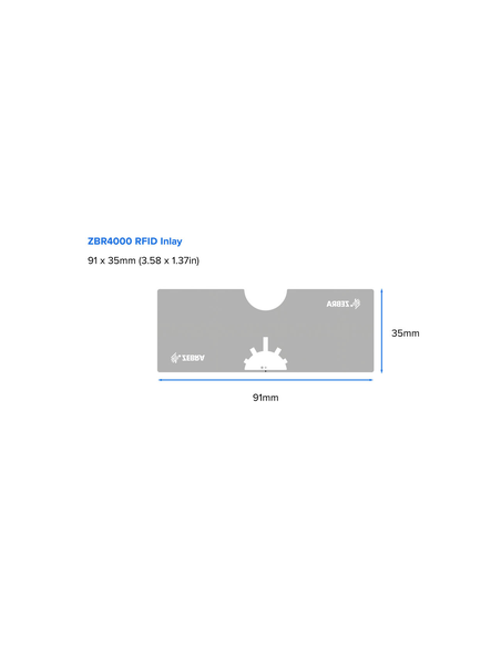 Zebra Z-Select 2000T Etykiety RFID 102 × 152 mm (1004 szt.)