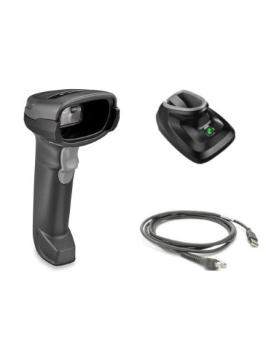 Zebra DS2278 Skaner bezprzewodowy 1D/2D SR USB ze stacją dokującą, czarny (zestaw)