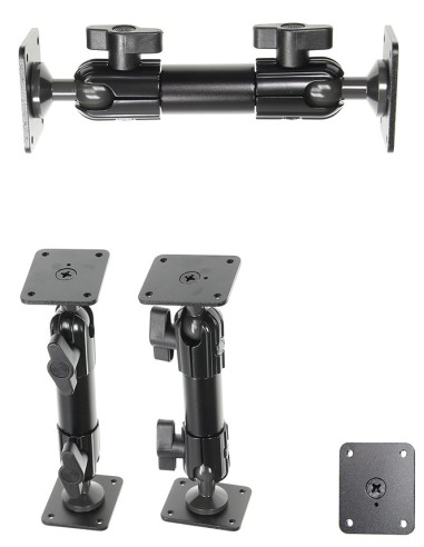 Brodit Podwójne ramię montażowe Pedestal Mount 165 mm z podstawą i regulacją 360°