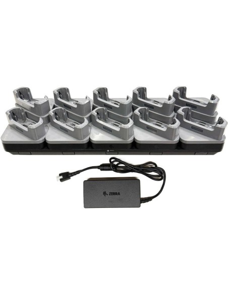 Zebra Stacja ładująca 10-stanowiskowa do TC501 z egzoszkieletem (zestaw)